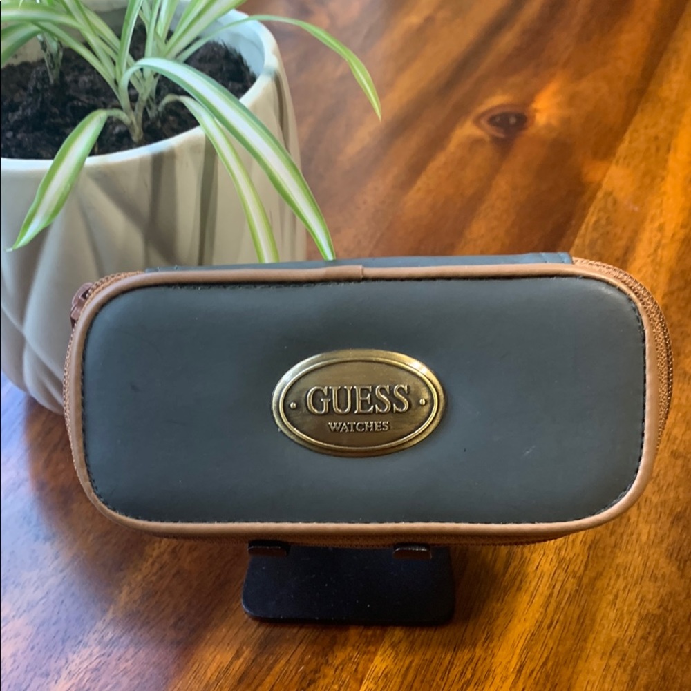 Guess Watches Gray and Brown Case